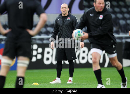 Rugby Union - Rugby World Cup 2011 - Pool B - v Angleterre Géorgie - France - Formation de l'Otago Stadium Banque D'Images