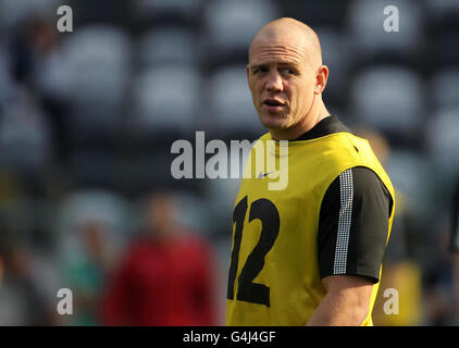 Rugby Union - Rugby World Cup 2011 - Pool B - v Angleterre Roumanie - France - l'exécution des chefs de l'Otago Stadium Banque D'Images