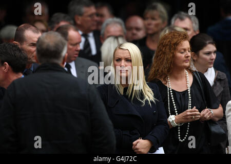 John McAleese funeral Banque D'Images