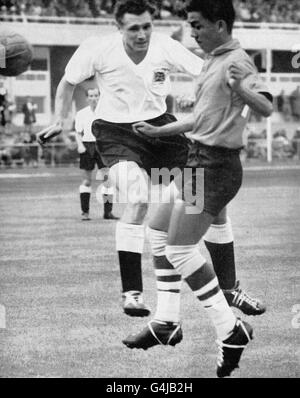 Soccer - Jeux Olympiques de Melbourne 1956 - Premier tour - Grande-Bretagne et d'Irlande du Nord / Thaïlande Banque D'Images