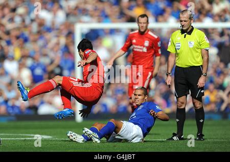 Soccer - Barclays Premier League - Everton v Liverpool - Goodison Park Banque D'Images
