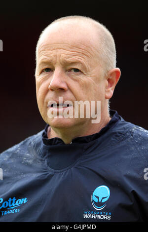 Rugby Union - Aviva Premiership - Saracens / Worcester Warriors - Vicarage Road. Richard Hill, entraîneur-chef des Worcester Warriors Banque D'Images