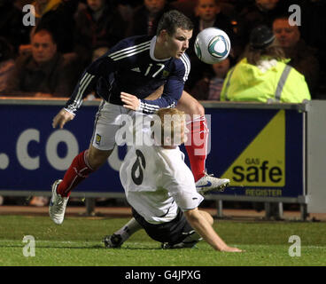 Alexander MacDonald, en Écosse, lors d'un match d'qualification européen de moins de 21 ans au parc St Mirren, à Paisley.APPUYEZ SUR ASSOCIATION photo.Date de la photo: Lundi 10 octobre 2011.Voir PA Story FOOTBALL Scotland under-21.Le crédit photo devrait se lire comme suit : Andrew Milligan/PA Wire. Banque D'Images