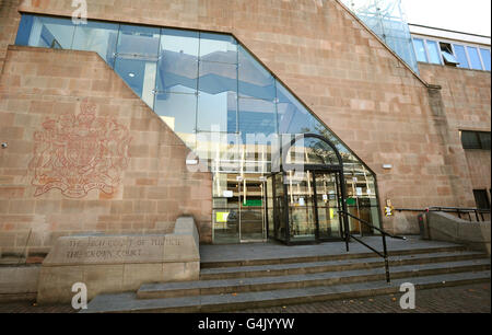 Vue générale du tribunal de la Couronne de Nottingham. Banque D'Images