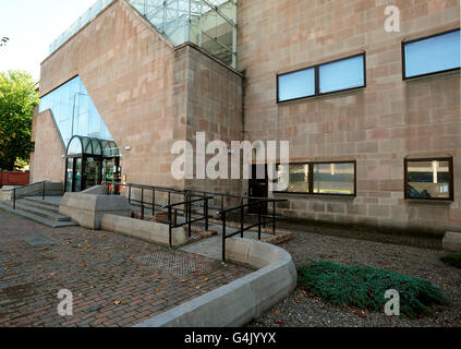 Vue générale du tribunal de la Couronne de Nottingham. Banque D'Images