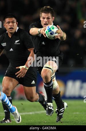 Rugby Union - coupe du monde de Rugby 2011 - quart de finale - Nouvelle-Zélande / Argentine - Eden Park. Richie McCaw en Nouvelle-Zélande Banque D'Images