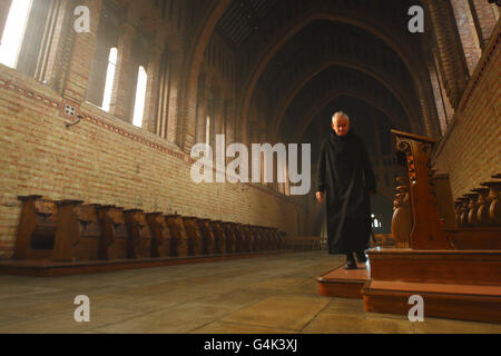 Quarr Abbey stock.Vue générale sur l'abbaye de Quarr près de Ryde sur l'île de Wight. Banque D'Images