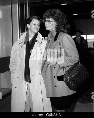 Sophia Loren - Le Pèlerin de la chance - Londres Banque D'Images