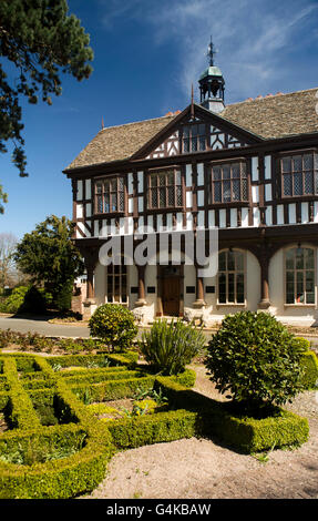 UK, Herefordshire, Leominster, La Grange, bâtiment en bois historique, ancien marché couvert Banque D'Images