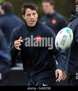 Rugby Union - Coupe du Monde de Rugby 2011 - Semi Final - Pays de Galles v France - France Session de formation - Takapuna Rugby Club Banque D'Images