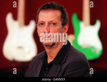 Guitares Clapton/vente aux enchères Banque D'Images