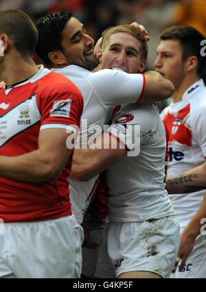 Rugby League - Gillette Quatre Nations - Angleterre v Pays de Galles - Leigh Sports Village Banque D'Images