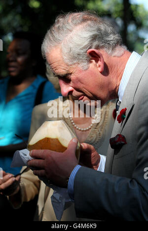 Visite royale à la Tanzanie - Jour 3 Banque D'Images