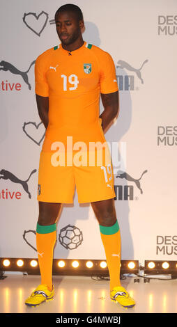 Soccer - PUMA Kit de football de l'Afrique de l'Unveilling - Design Museum Banque D'Images