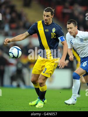 Football - match amical - France / Suède - Stade de Wembley Banque D'Images