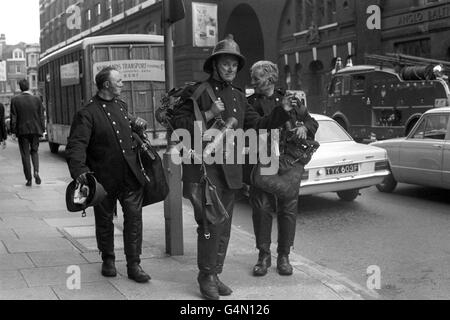 Catastrophes naturelles et accidents - Tooley Street Fire - Londres Banque D'Images