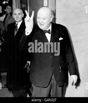 Politique - Winston Churchill Banque D'Images