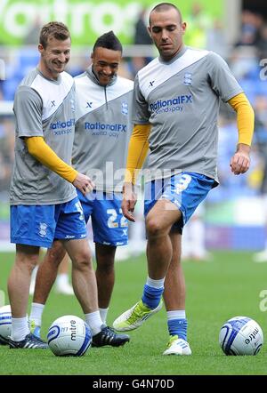 Football - championnat de npower football League - Reading v Birmingham City - Madejski Stadium.Wade Elliott (à gauche) de Birmingham City, Nathan Redmond (au centre) et David Murphy (à droite) Banque D'Images