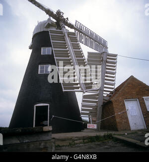 Bâtiments & Landmarks - North Leverton Moulin - Retford, Nottinghamshire Banque D'Images