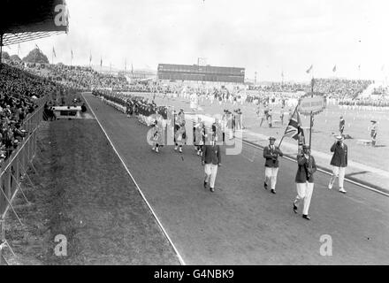 Jeux Olympiques 1924 athlètes britanniques Banque D'Images