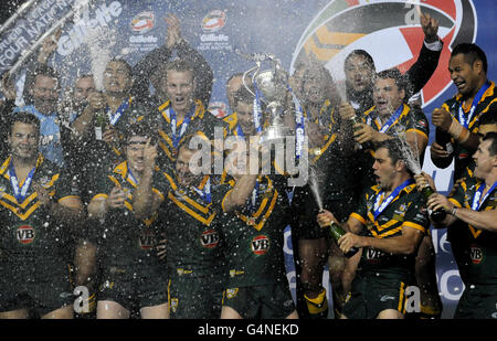 Rugby League - Four Nations - Final - Angleterre v Australie - Elland Road Banque D'Images