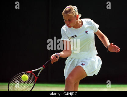 Wimbledon/Dokic v Stevenson Banque D'Images