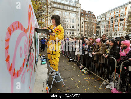 Noel Fielding art - Londres Banque D'Images