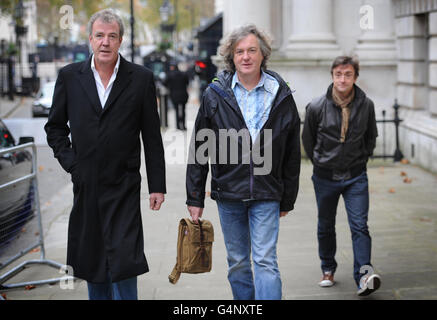 Film de Top Gear à Downing Street - Londres Banque D'Images