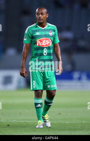 Ajinomoto Stadium, Tokyo, Japon. 18 Juin, 2016. Leo Silva (Albirex), 18 juin 2016 - Football/soccer : J1 2016 1ère phase ligue match entre C.F. Albirex Niigata Tokyo 1-1 au Stade Ajinomoto, Tokyo, Japon. © AFLO SPORT/Alamy Live News Banque D'Images