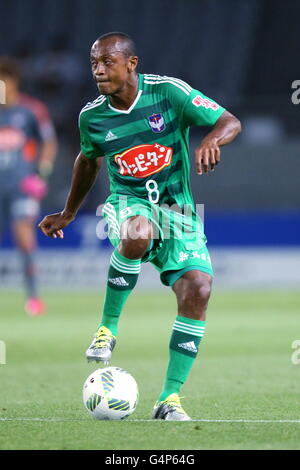 Ajinomoto Stadium, Tokyo, Japon. 18 Juin, 2016. Leo Silva (Albirex), 18 juin 2016 - Football/soccer : J1 2016 1ère phase ligue match entre C.F. Albirex Niigata Tokyo 1-1 au Stade Ajinomoto, Tokyo, Japon. © AFLO SPORT/Alamy Live News Banque D'Images