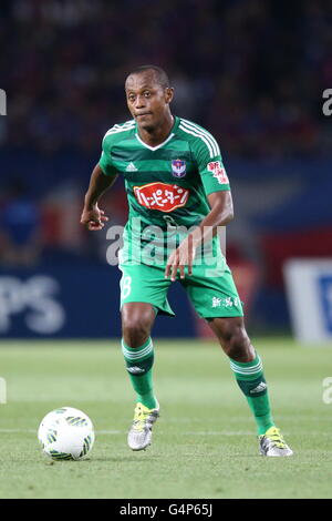 Ajinomoto Stadium, Tokyo, Japon. 18 Juin, 2016. Leo Silva (Albirex), 18 juin 2016 - Football/soccer : J1 2016 1ère phase ligue match entre C.F. Albirex Niigata Tokyo 1-1 au Stade Ajinomoto, Tokyo, Japon. © AFLO SPORT/Alamy Live News Banque D'Images