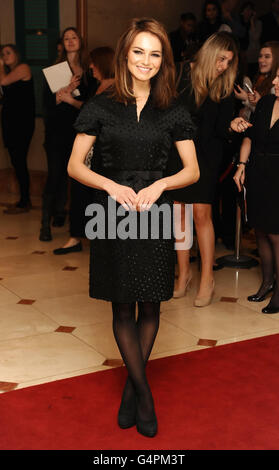 Kara Tointon arrive au Sky Women in film & amp; Television Awards, à l'hôtel Park Lane Hilton, dans le centre de Londres. Banque D'Images