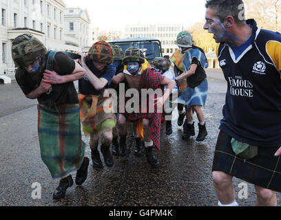 Scots Guards Highland Games Banque D'Images