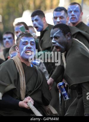 Scots Guards Highland Games Banque D'Images