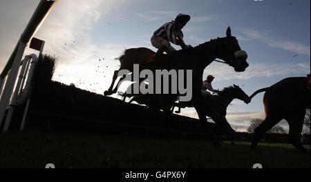 Les courses de chevaux - John Durkan Chase Memorial Day - Punchestown Racecourse Banque D'Images