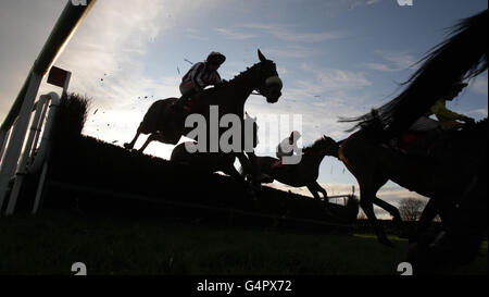 Les courses de chevaux - John Durkan Chase Memorial Day - Punchestown Racecourse Banque D'Images