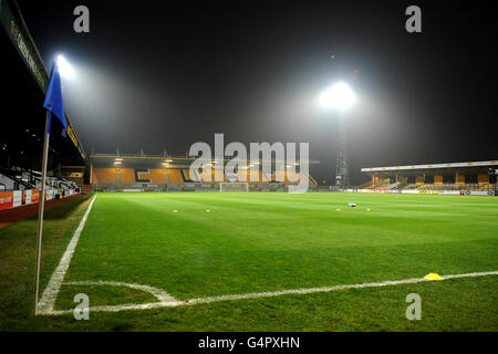 Football - FA Cup - Premier tour - Cambridge United v Wrexham - R coings Abbey Stadium.Vue générale sur le stade de l'abbaye de R costings, qui abrite Cambridge United Banque D'Images