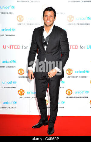 Mark Wright arrive au Manchester United pour le dîner de gala de l'UNICEF à Old Trafford. Banque D'Images