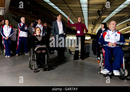 Jeux Olympiques - 2012 L'équipe Photocall - Vélodrome du parc olympique Banque D'Images