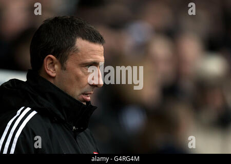 Football - npower football League Championship - Derby County / Bristol City - Pride Park. Derek McInnes, directeur de Bristol City Banque D'Images