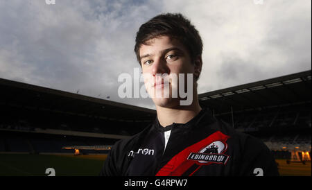 Rugby Union - Edinburgh rugby Murrayfield - Annonce Banque D'Images