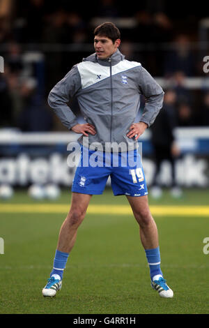 Soccer - npower football League Championship - Peterborough United v Birmingham City - London Road. Nikola Zigic de Birmingham pendant l'échauffement Banque D'Images