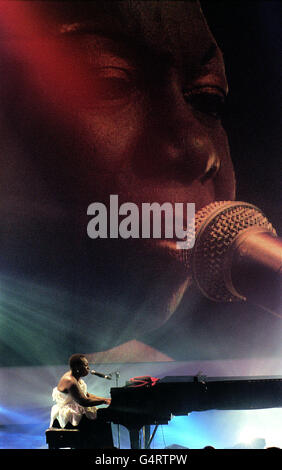 HMV/ Nina Simone Banque D'Images