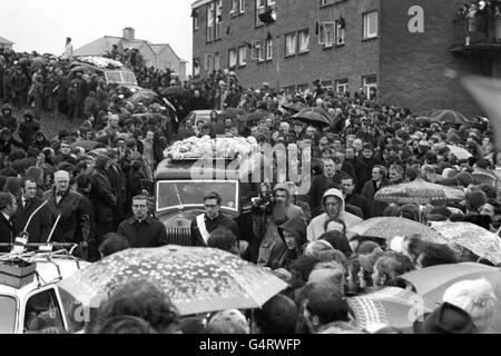 L'Irlande du Nord - Les troubles - Bloody Sunday - Londonderry Banque D'Images