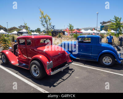 Menlo Park, CA/USA - 18 juin 2016 : Car Show et la Fête des Pères barbecue sur Facebook Marché de fermiers dans la région de Menlo Park, CA. Banque D'Images