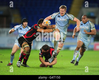 Rugby Union - RaboDirect PRO12 - Cardiff Blues v Newport-Gwent Dragons - Cardiff City Stadium Banque D'Images