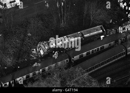 Catastrophe ferroviaire de Clapham Banque D'Images