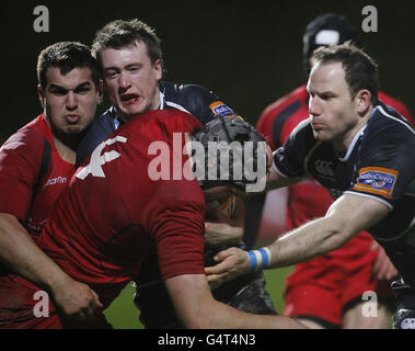 Rugby Union - RaboDirect PRO12 - Glasgow Warriors v Edinburgh Rugby - Firhill Banque D'Images