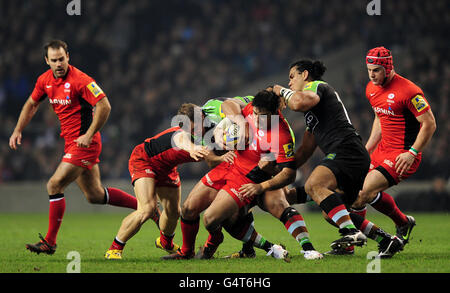 Rugby Union - Aviva Premiership - Saracens v Harlequins - Twickenham Banque D'Images