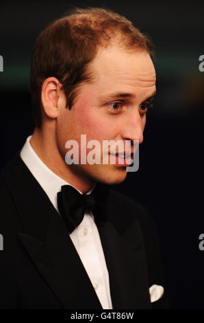 War Horse UK film Premiere - Londres.Le duc de Cambridge arrive pour la première britannique de War Horse, à l'Odeon Leicester Square, Londres. Banque D'Images